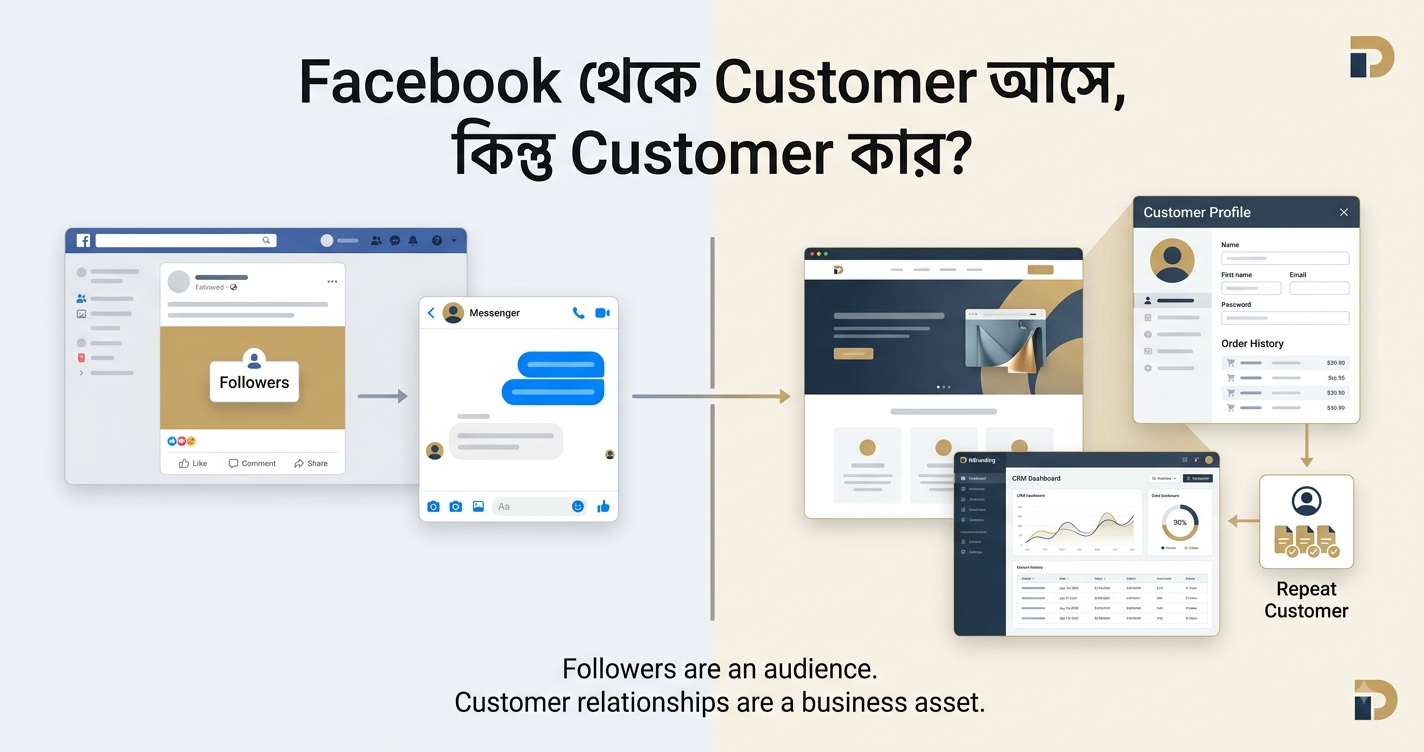 Facebook থেকে Customer আসে, কিন্তু Customer কার?